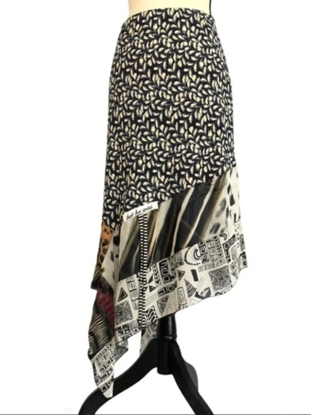 Euro Cool Andi Art  Asymmetrical Skirt